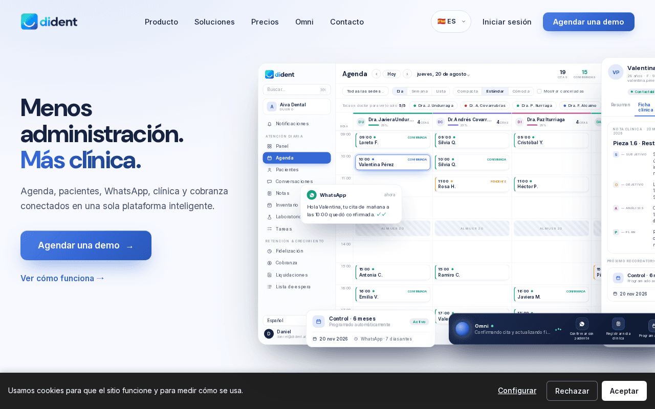 Screenshot of dident.ai