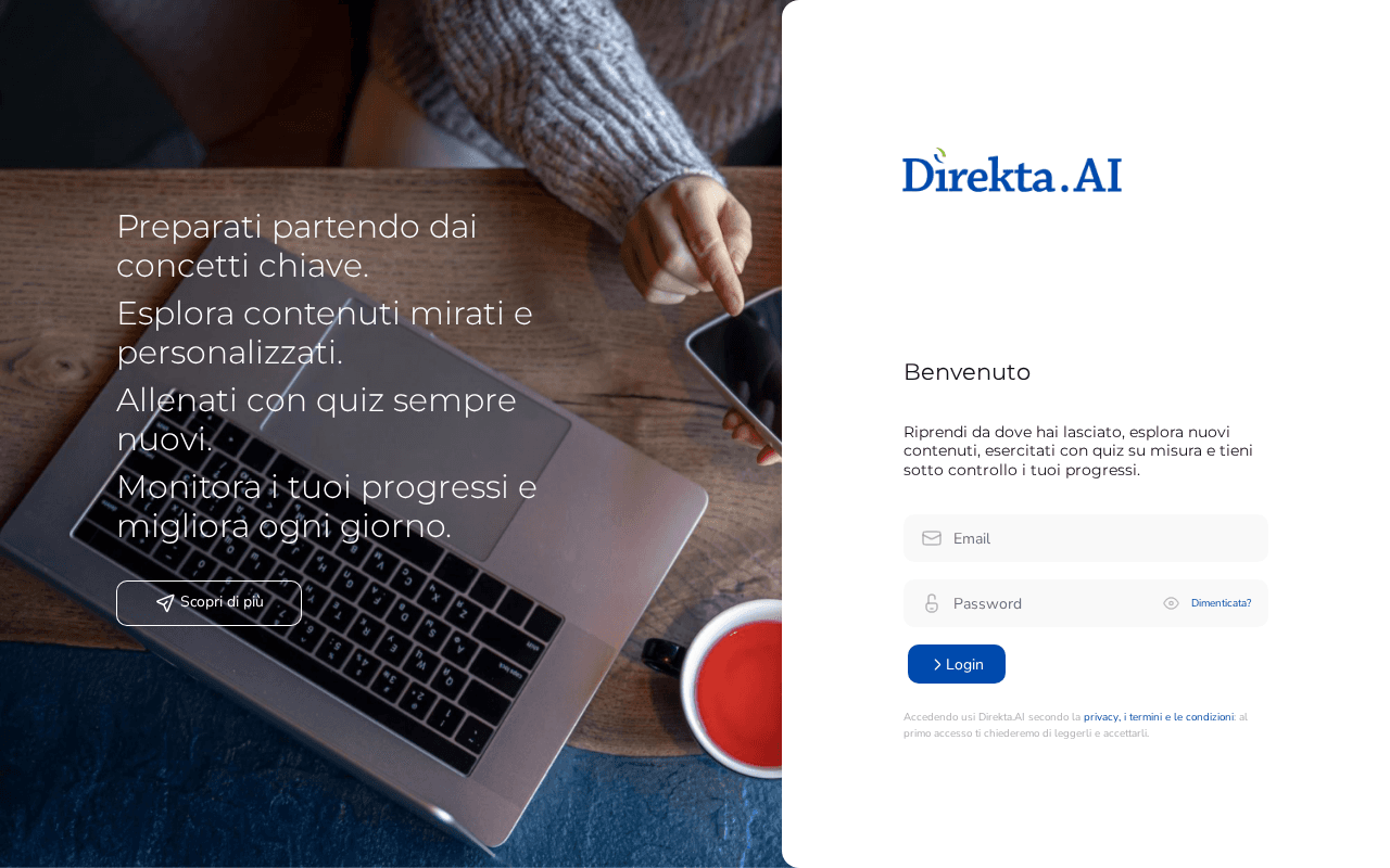 Screenshot of direkta.ai