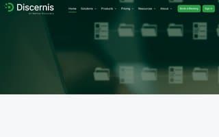 Screenshot of discernis.ai