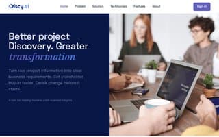 Screenshot of discy.ai