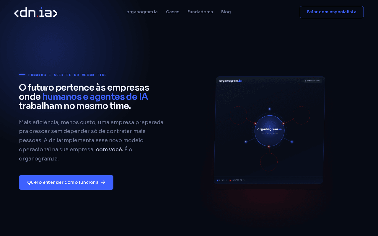 Screenshot of dnia.ai