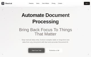 Screenshot of docci.ai