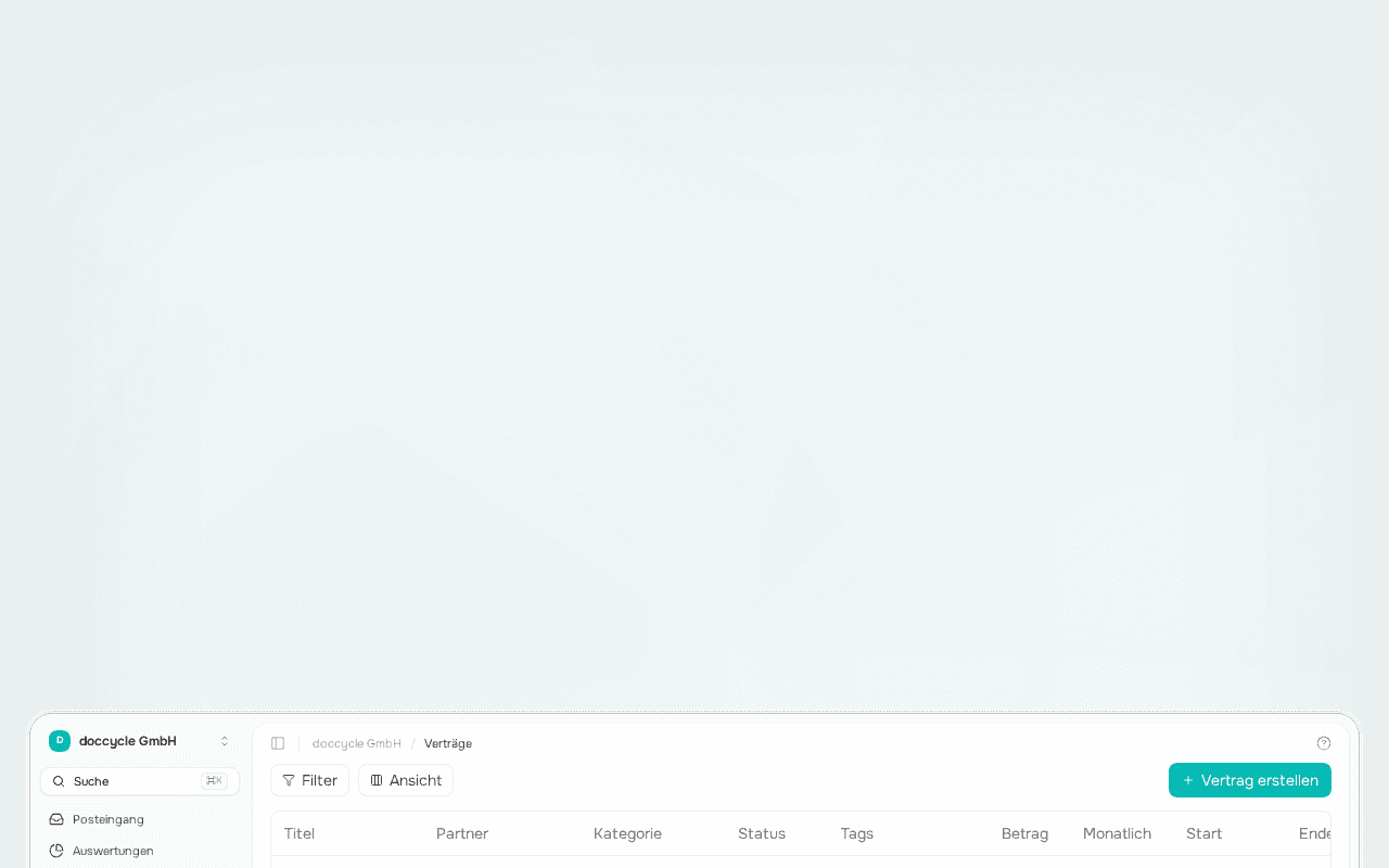 Screenshot of doccycle.ai