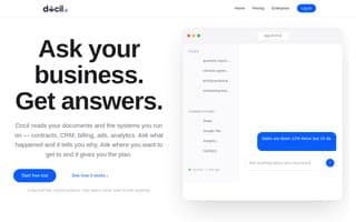 Screenshot of docil.ai