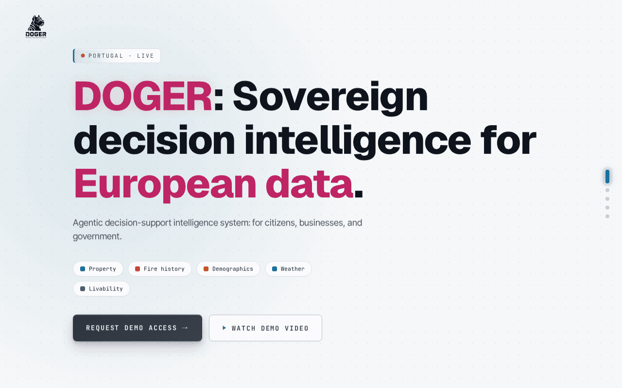 Screenshot of doger.ai