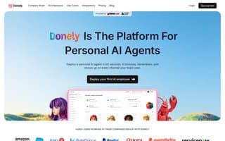 Screenshot of donely.ai