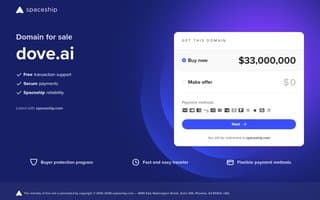 Screenshot of dove.ai