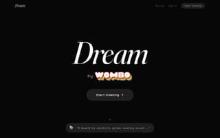 Screenshot of dream.ai