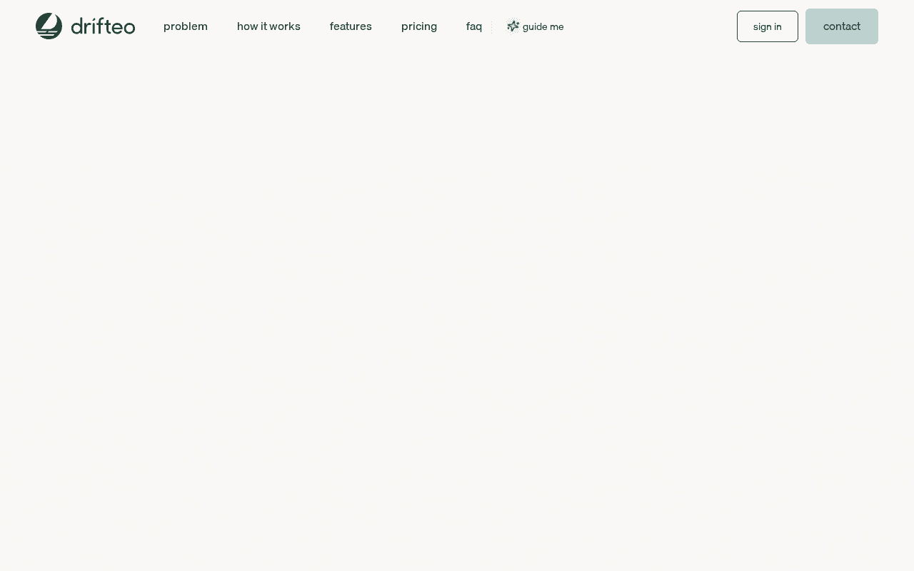 Screenshot of drifteo.ai