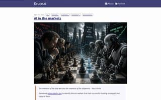 Screenshot of druce.ai