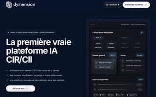 Screenshot of dymension.ai