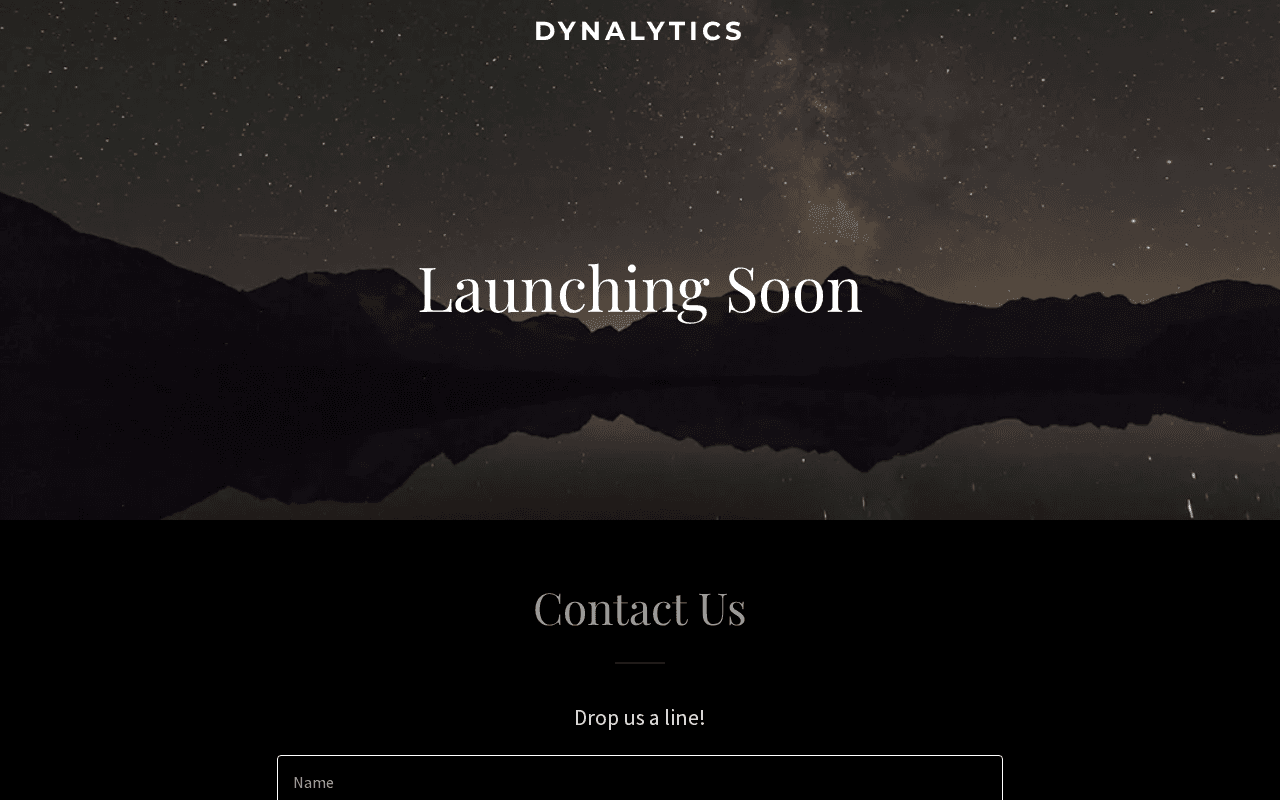 Screenshot of dynalytics.ai