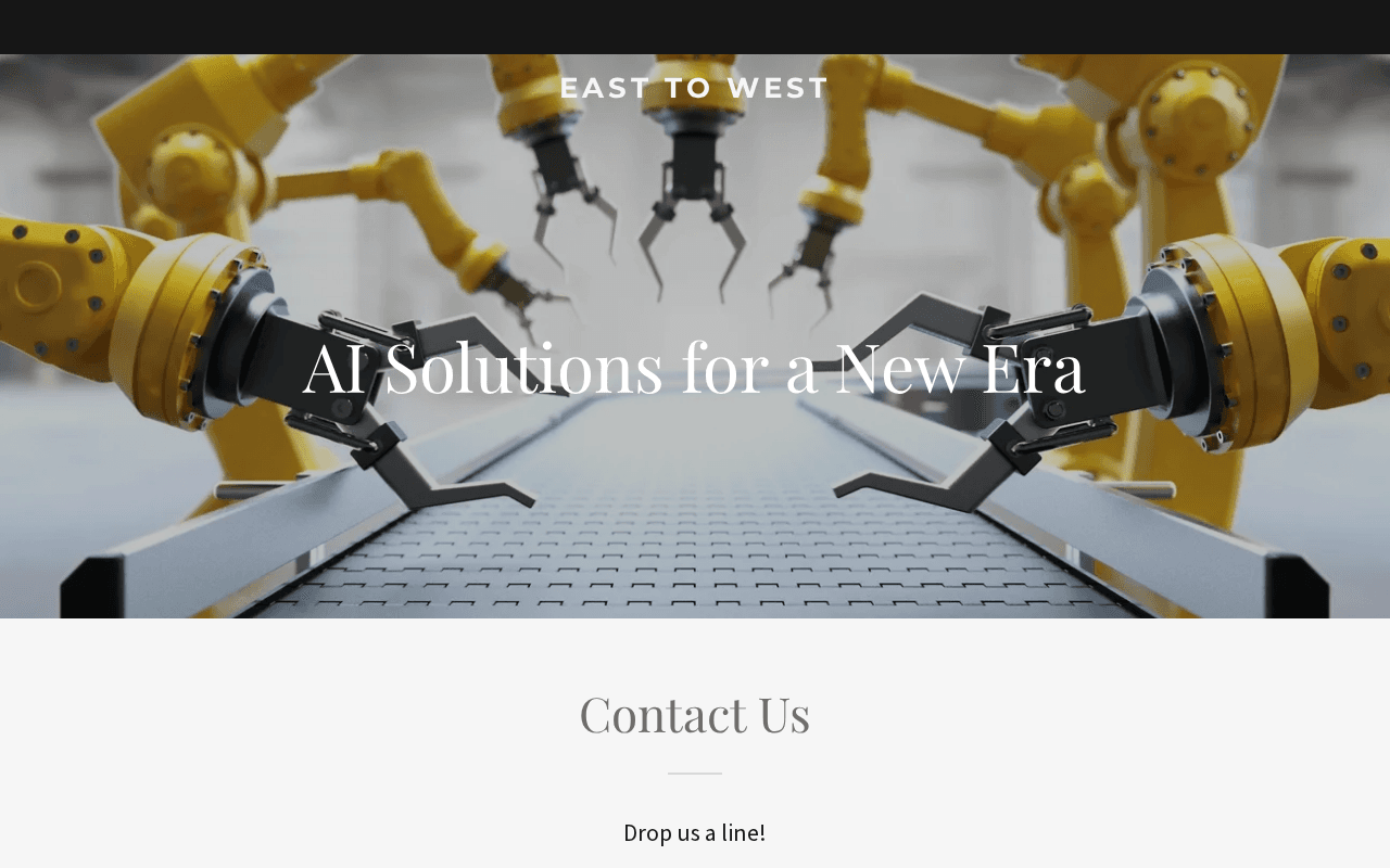 Screenshot of e2w.ai
