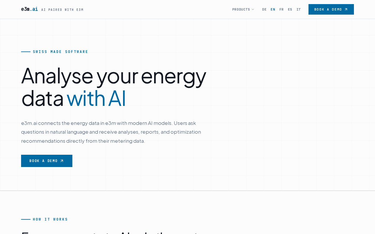 Screenshot of e3m.ai