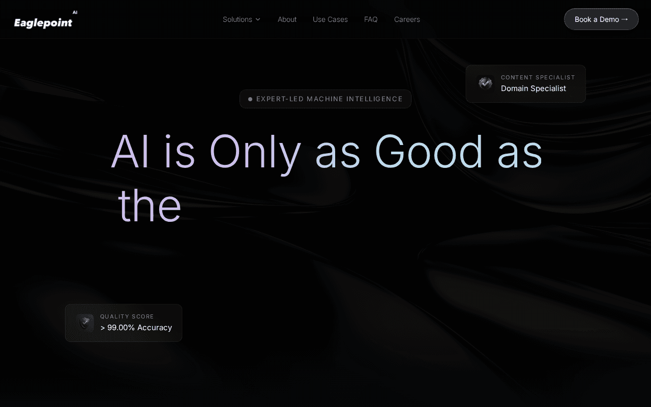 Screenshot of eaglepoint.ai