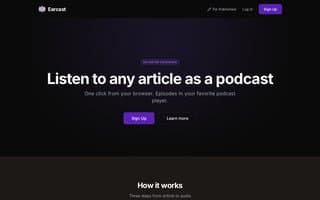 Thumbnail of earcast.ai