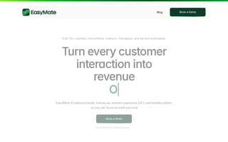 Screenshot of easymate.ai