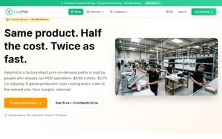 Screenshot of easypod.ai