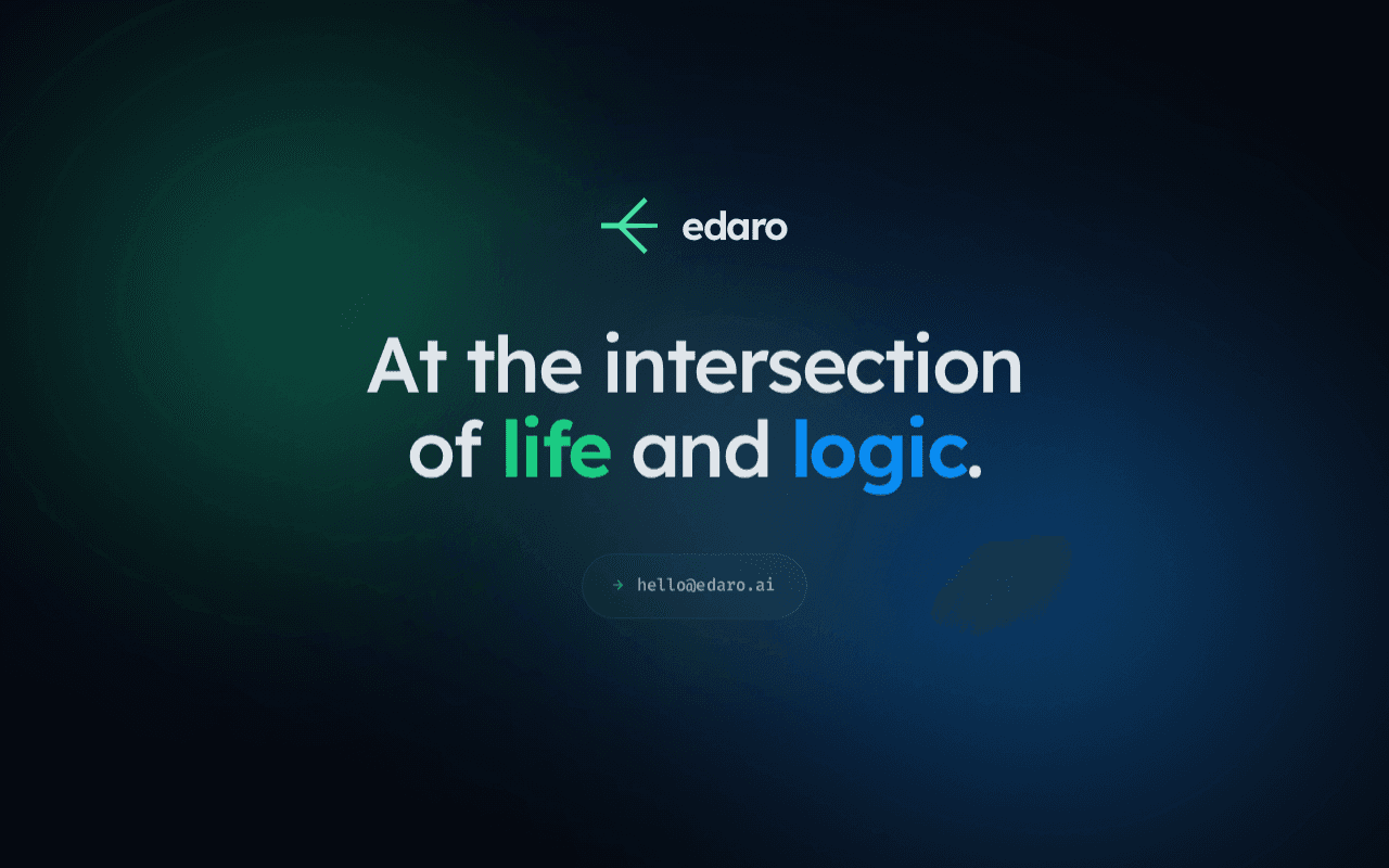 Screenshot of edaro.ai
