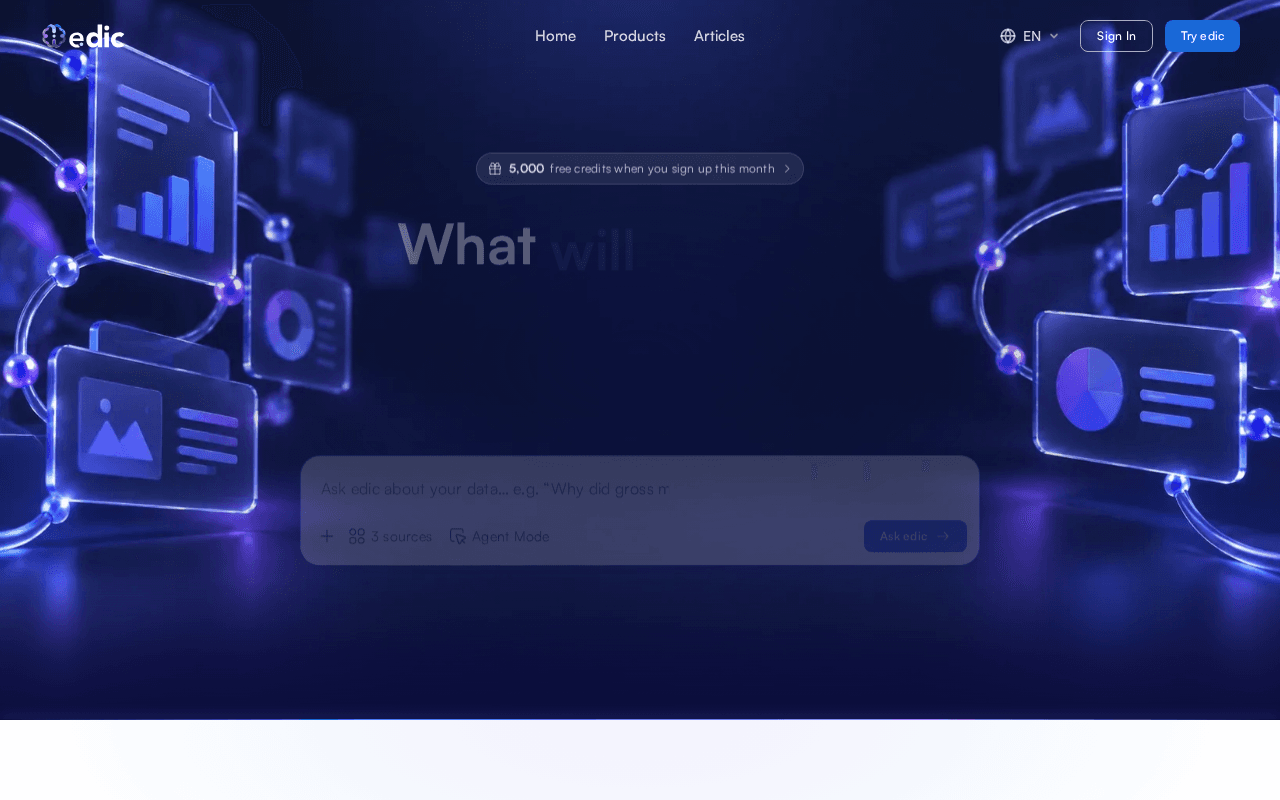 Screenshot of edic.ai