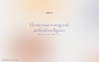 Screenshot of editeur.ai