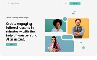 Screenshot of edubba.ai