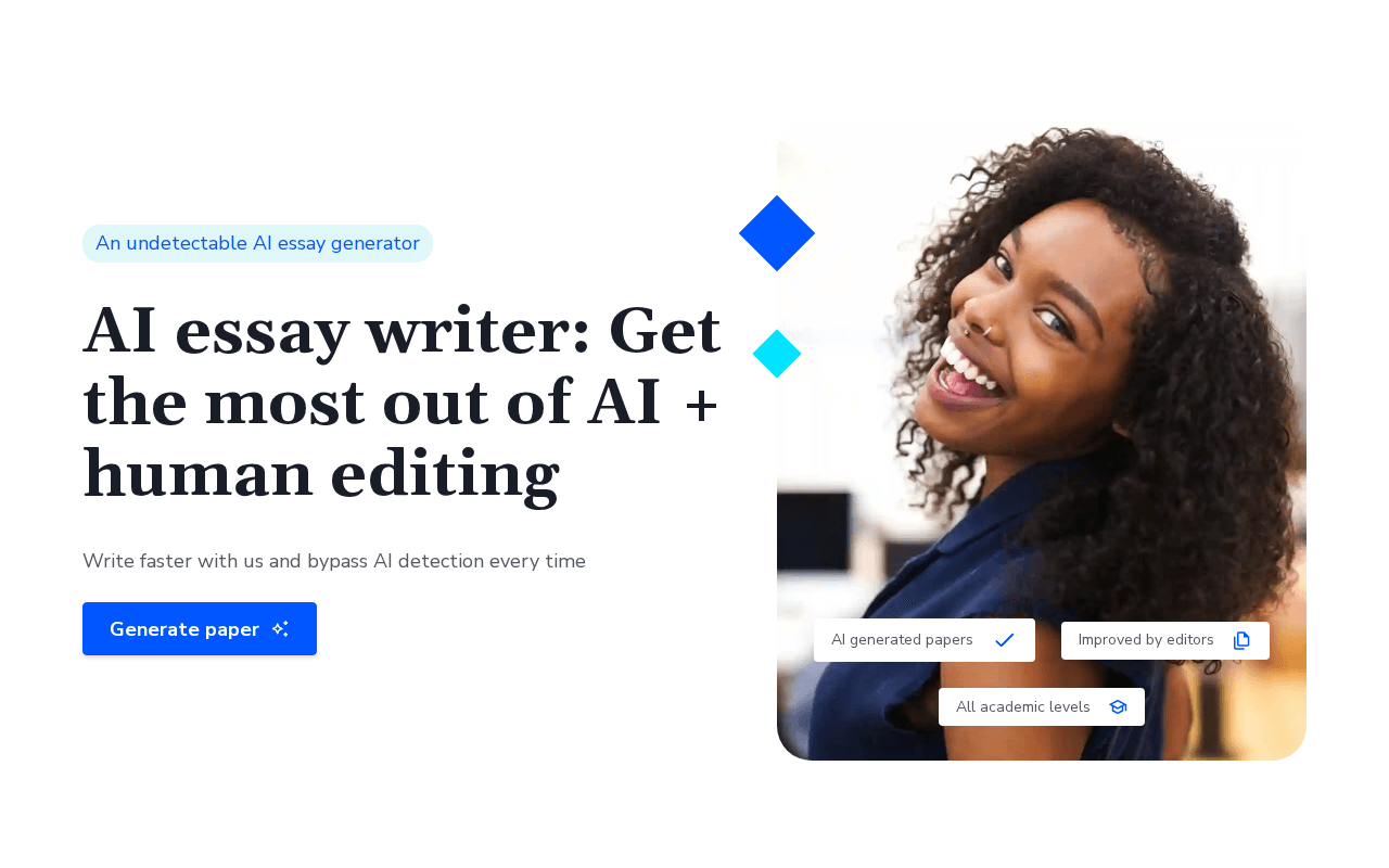 Screenshot of edusam.ai