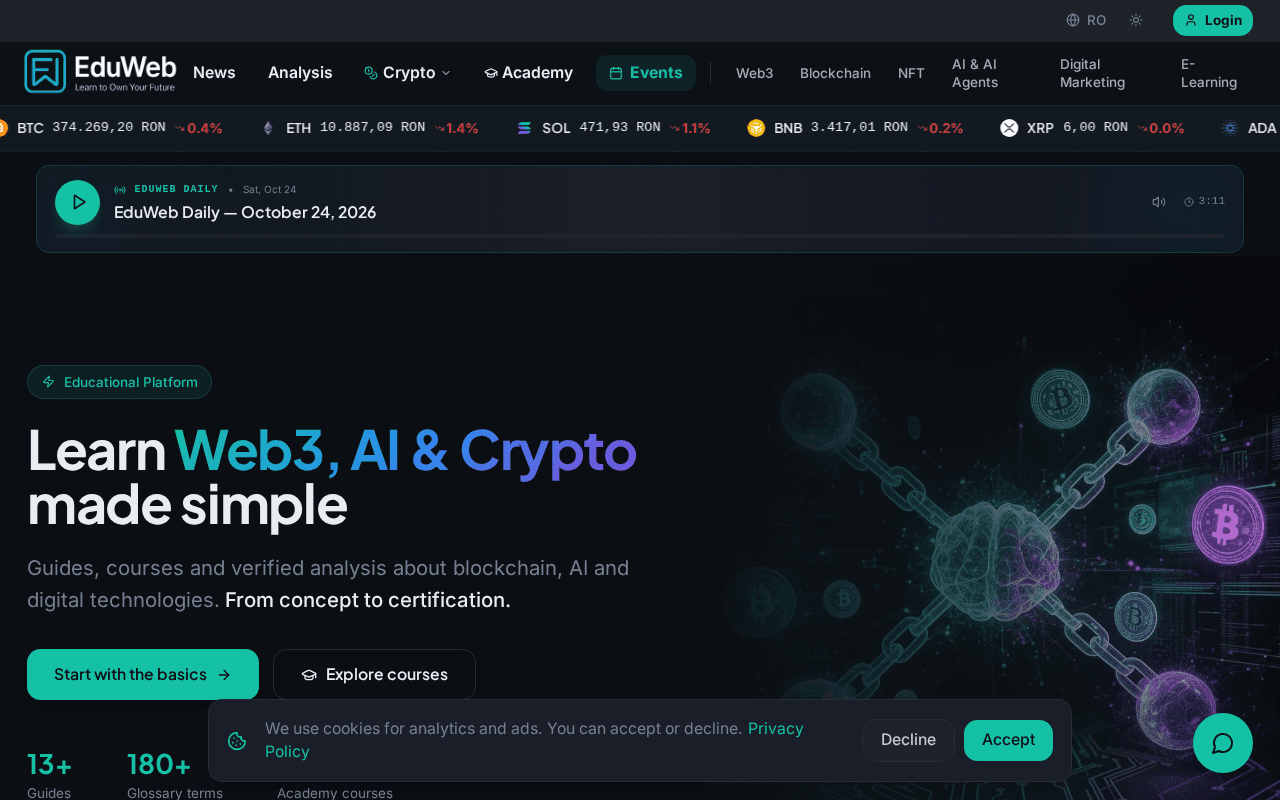 Screenshot of eduweb.ai