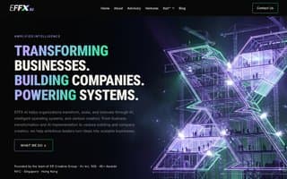Screenshot of effx.ai