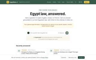 Thumbnail of egyptlaw.ai
