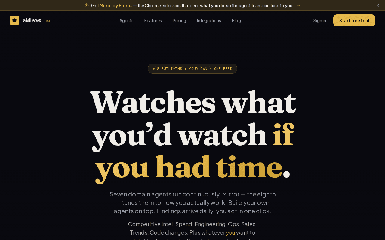 Screenshot of eidros.ai