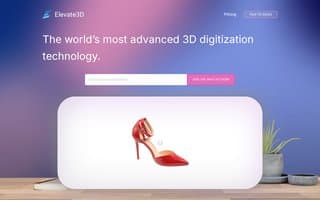 Screenshot of elevate3d.ai