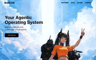 Screenshot of elizalabs.ai
