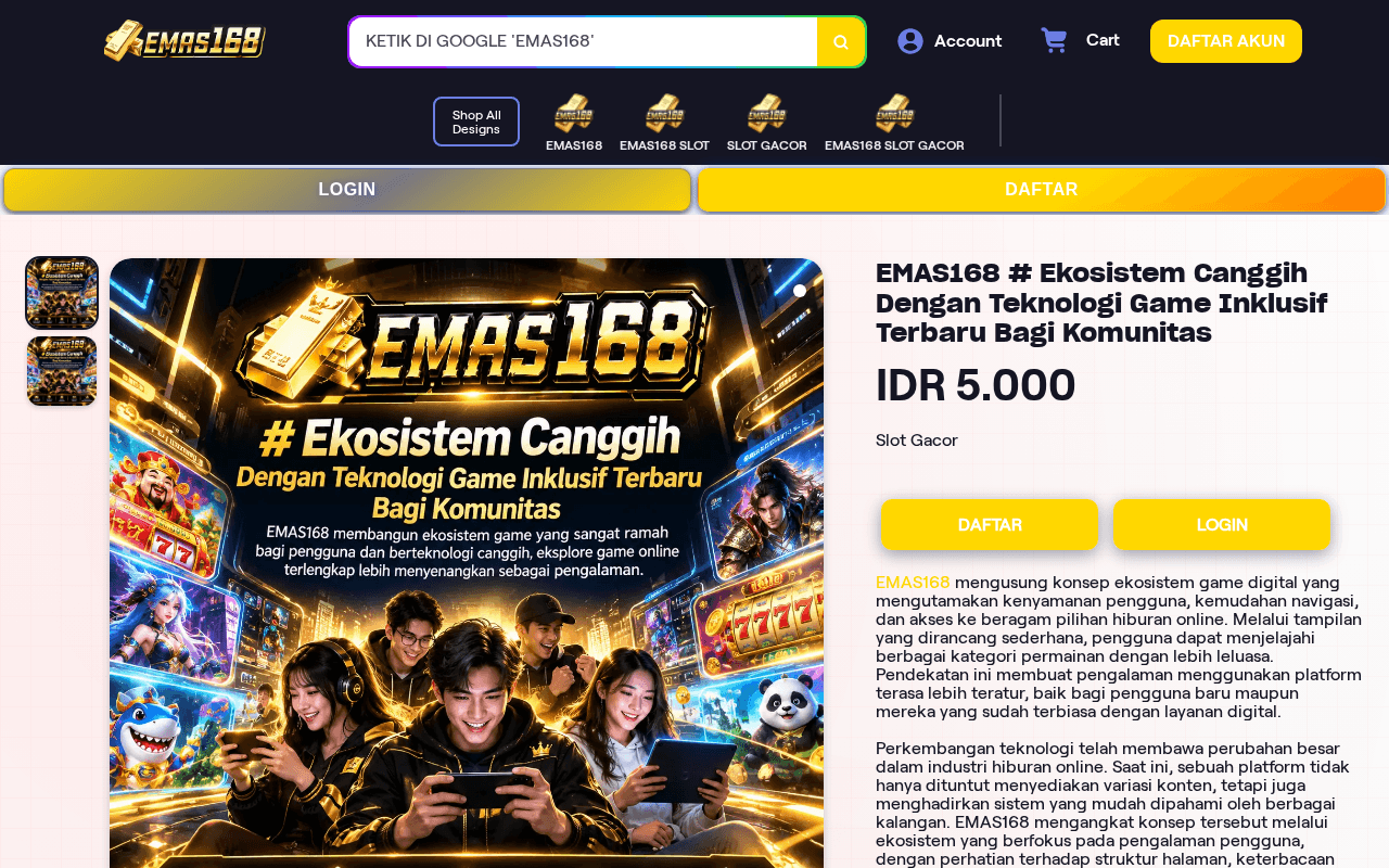 Screenshot of emas168.ai
