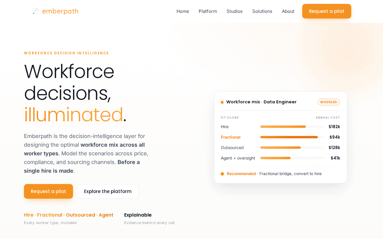 Screenshot of emberpath.ai