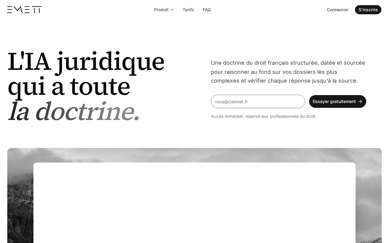 Screenshot of emett.ai
