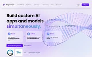 Screenshot of empromptu.ai