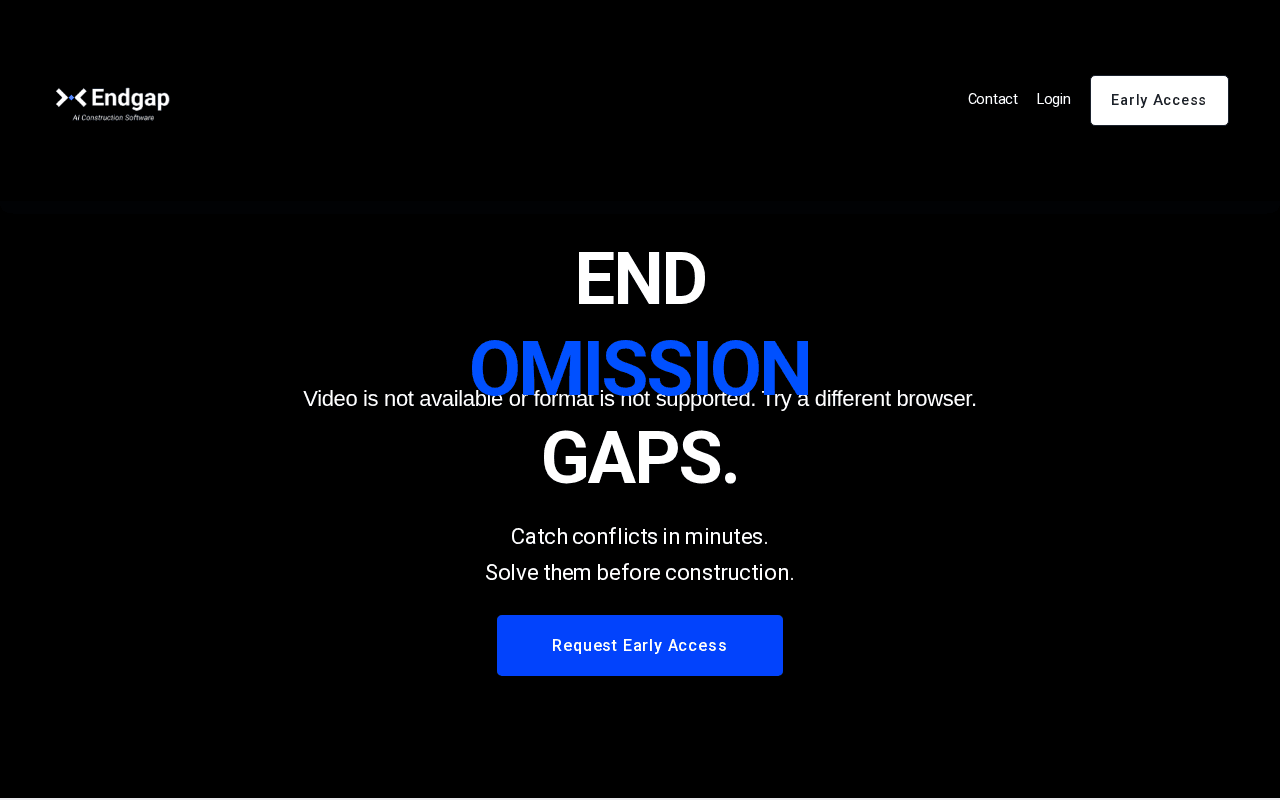 Screenshot of endgap.ai