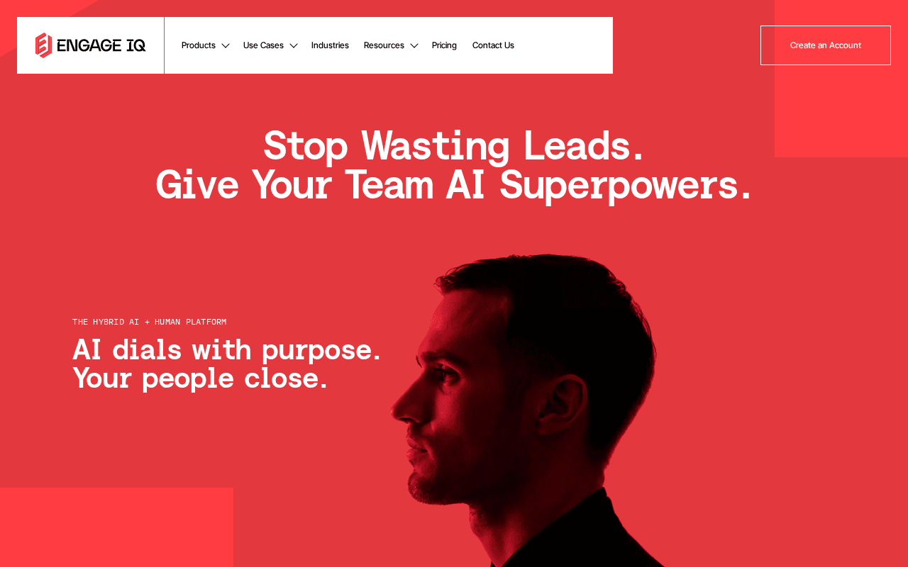 Screenshot of engageiq.ai