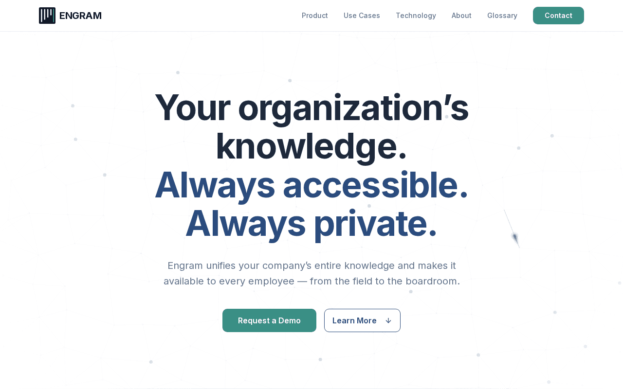 Screenshot of engrm.ai