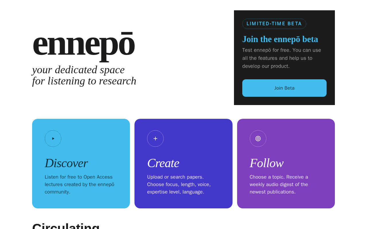 Screenshot of ennepo.ai