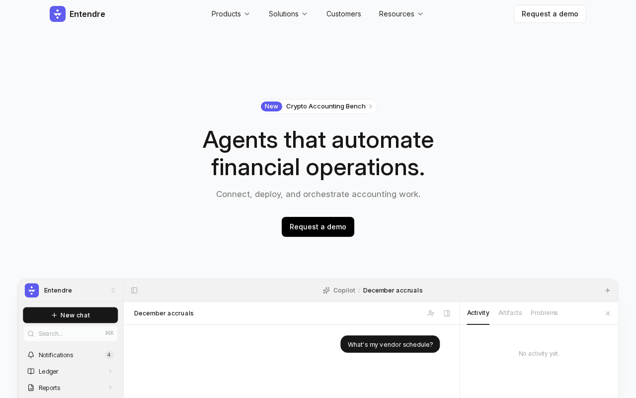 Screenshot of entendre.ai