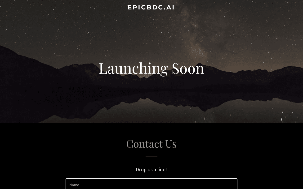 Screenshot of epicbdc.ai