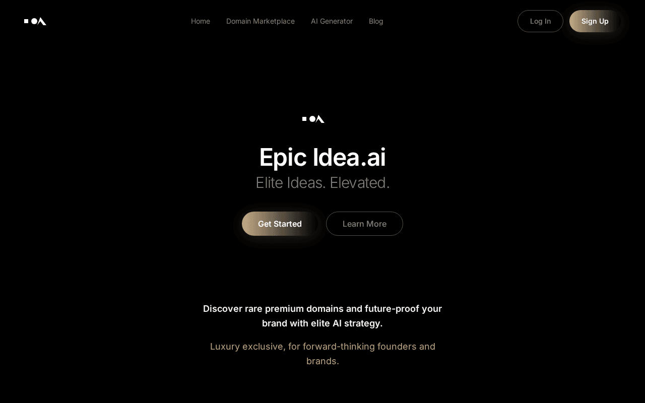Screenshot of epicidea.ai
