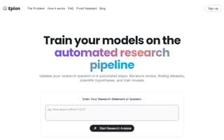Screenshot of epion.ai