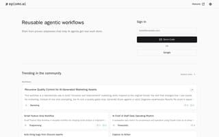 Screenshot of epismo.ai