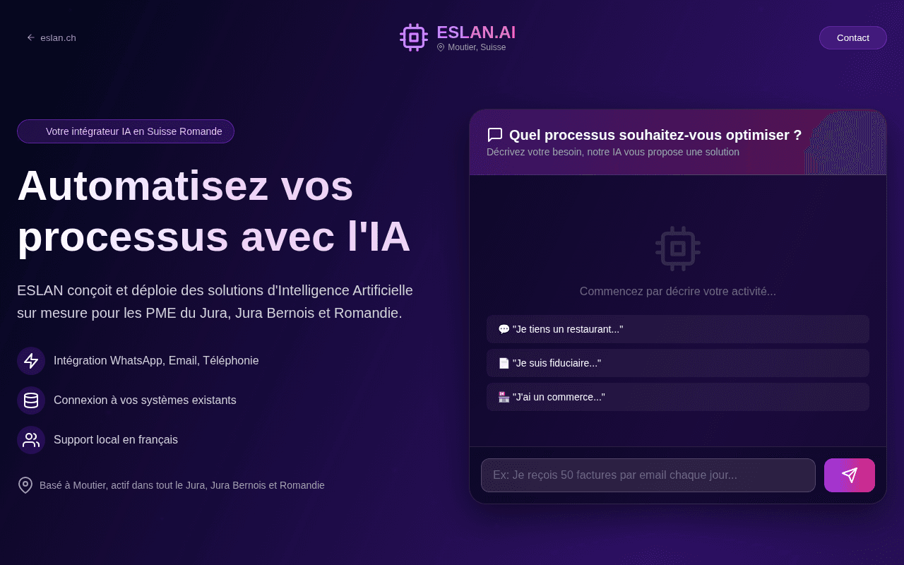 Screenshot of eslan.ai