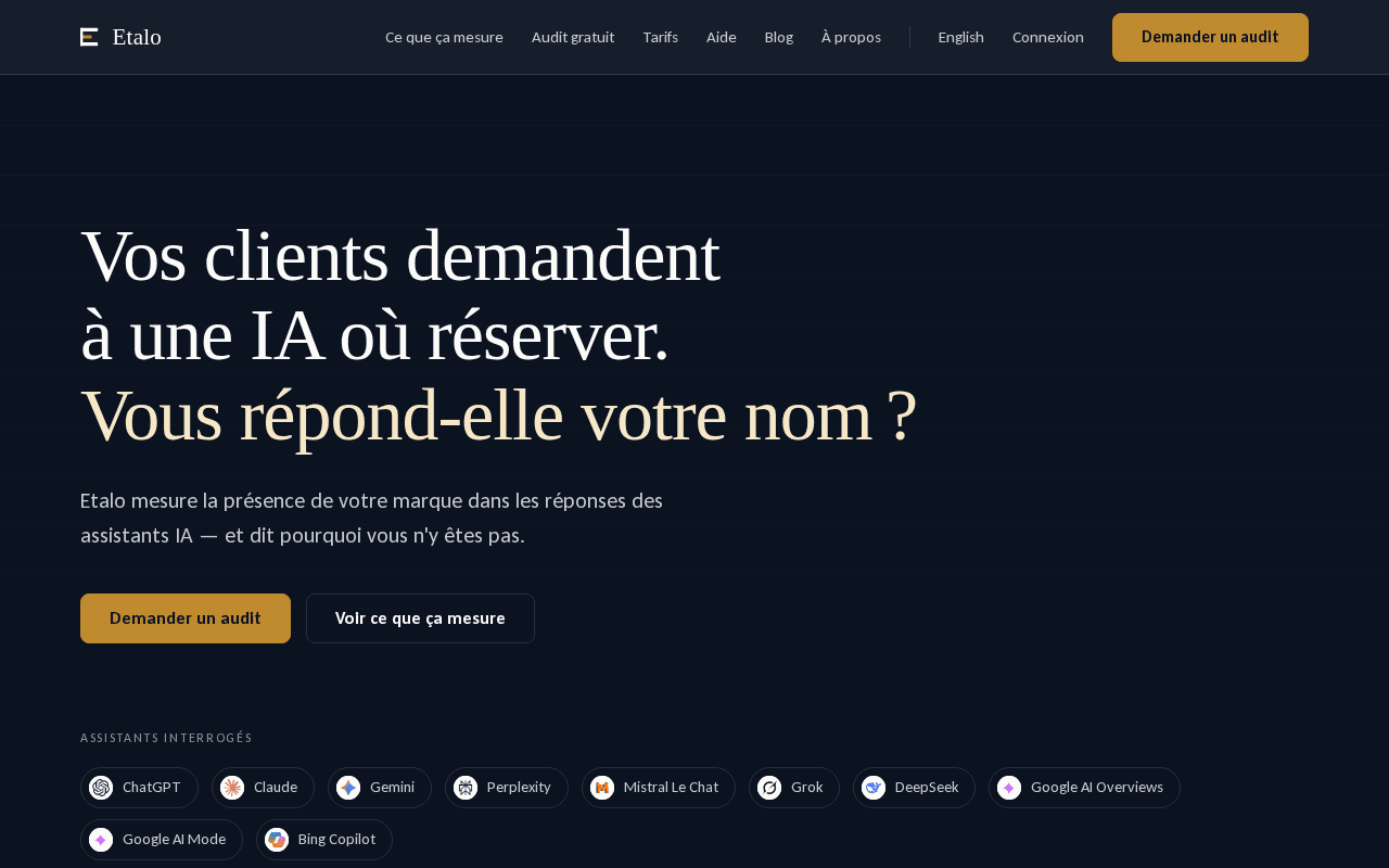 Screenshot of etalo.ai