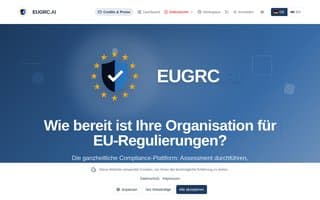 Screenshot of eugrc.ai