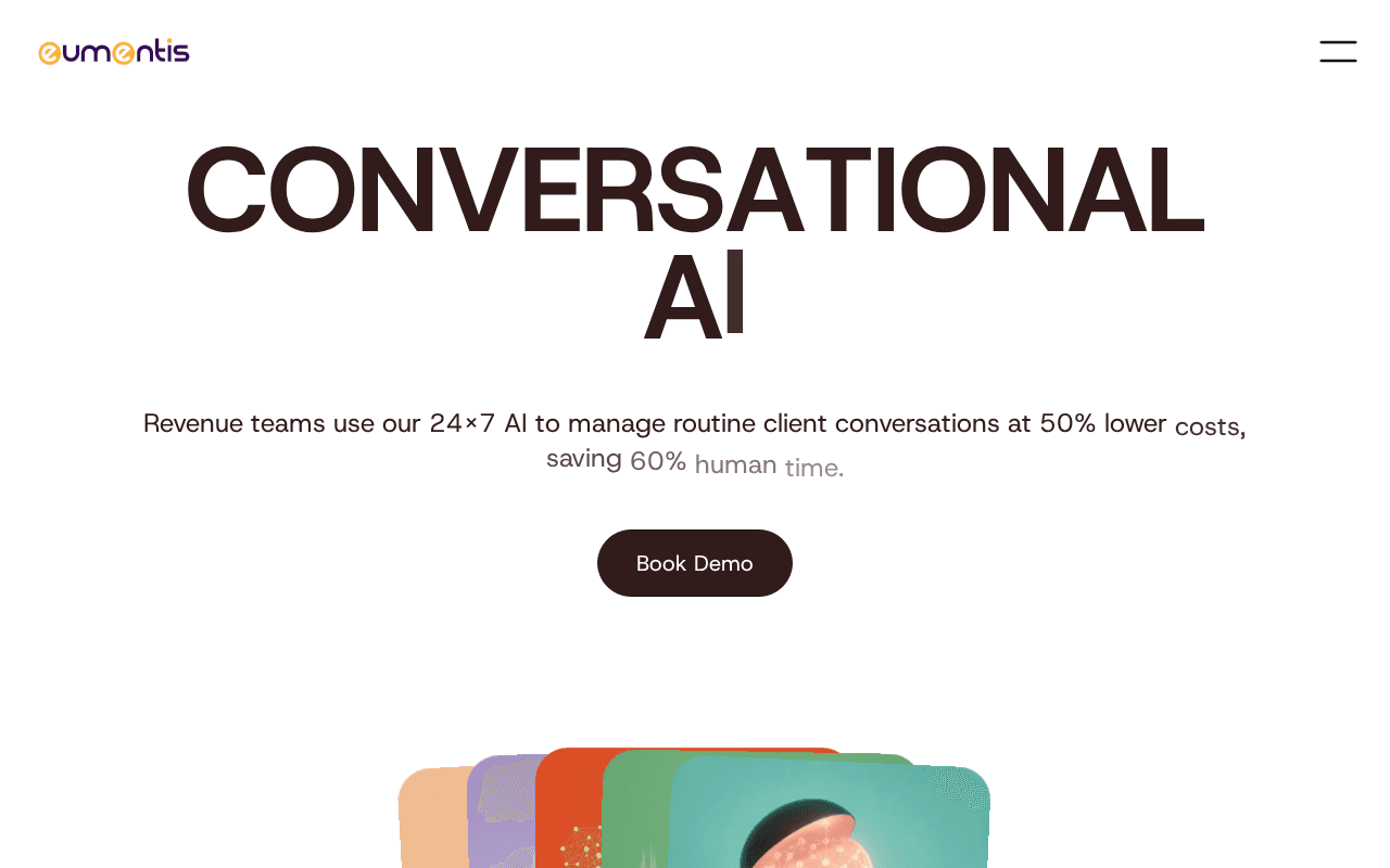 Screenshot of eumentis.ai